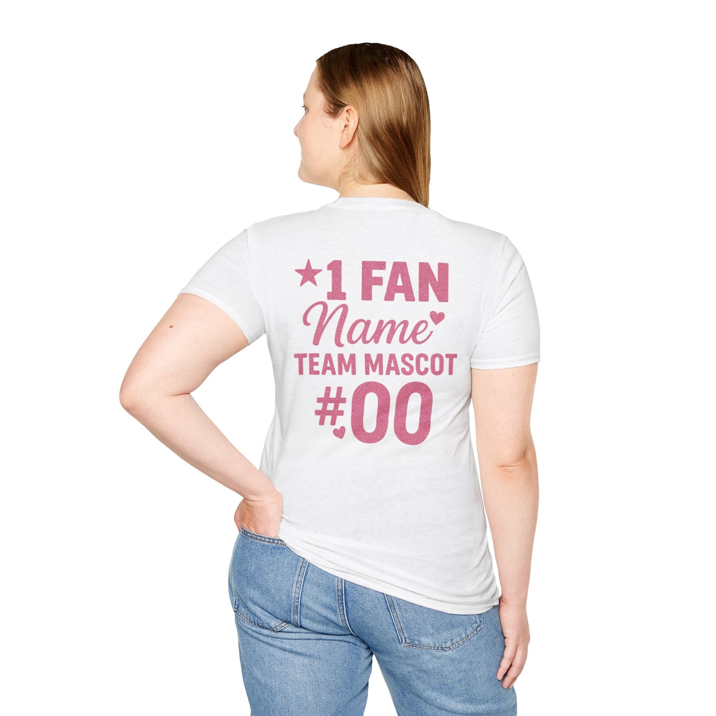 "Proud Basketball Mom" Softstyle T-Shirt - Customizable Fan Tee