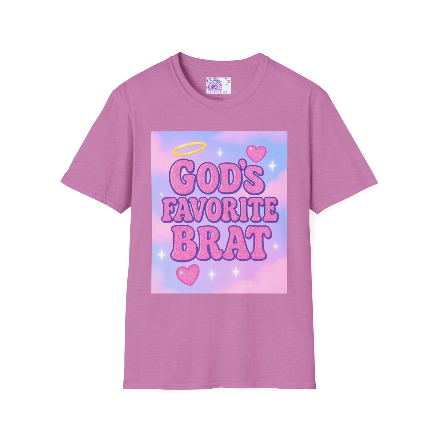 God's Favorite Brat T-Shirt | Unisex Softstyle Glam Tee