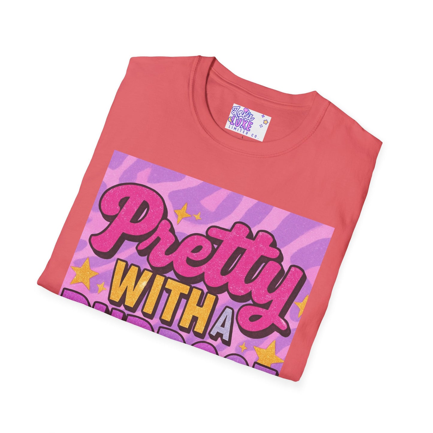 Softstyle T-Shirt - Pretty With a Purpose Glam Tee
