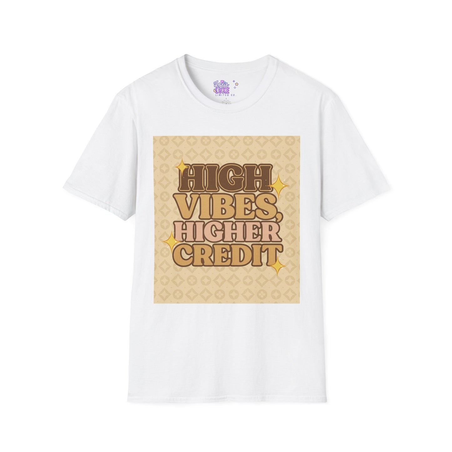 High Vibes Higher Credit Unisex Softstyle T-Shirt