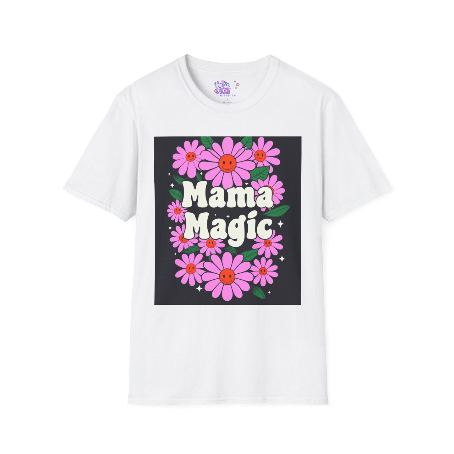 Mama Magic Floral T-Shirt – Comfort for Moms