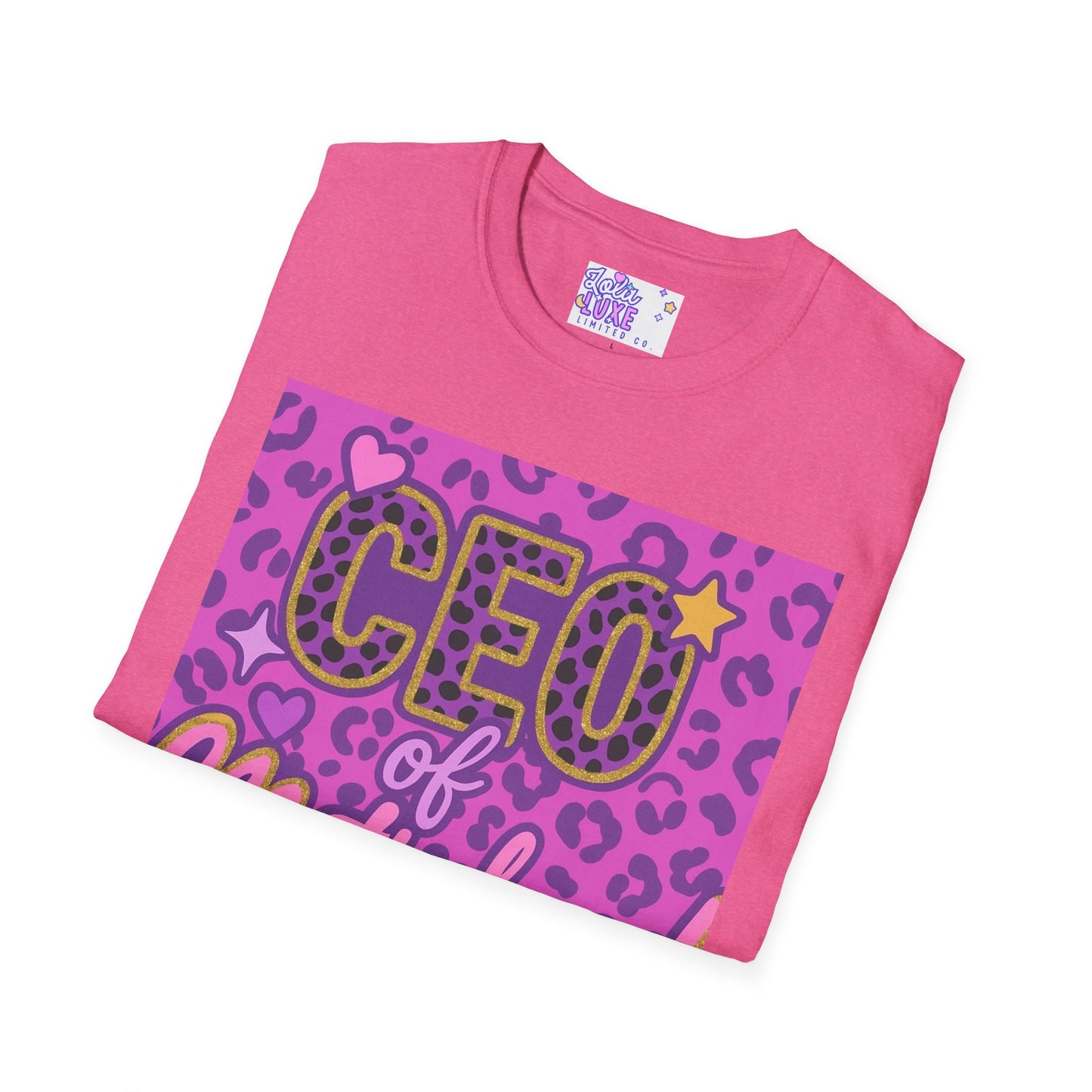 CEO of Motherhood Unisex T-Shirt - Fun & Stylish Mom Apparel Glam Tee