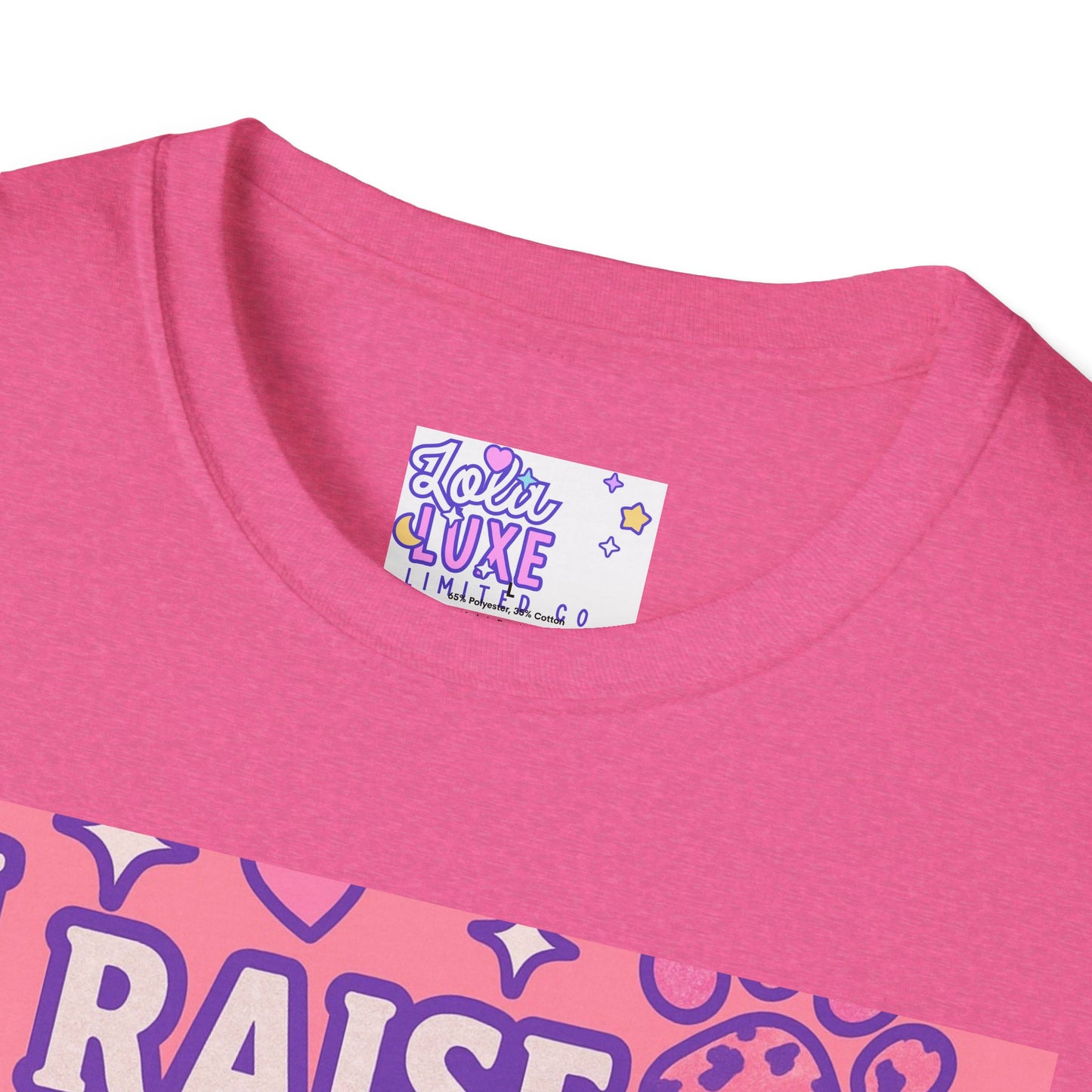 I Raise Dogs and Standards T-Shirt | Unisex Softstyle Glam Tee for Dog Lovers