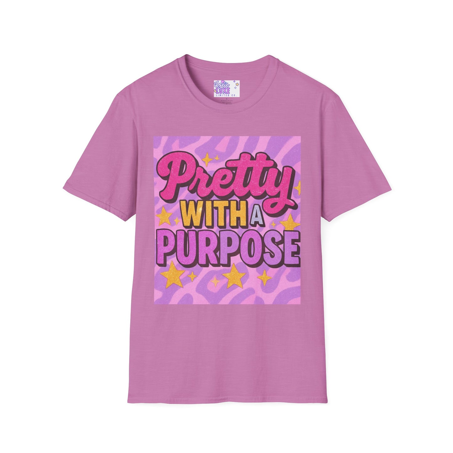 Softstyle T-Shirt - Pretty With a Purpose Glam Tee