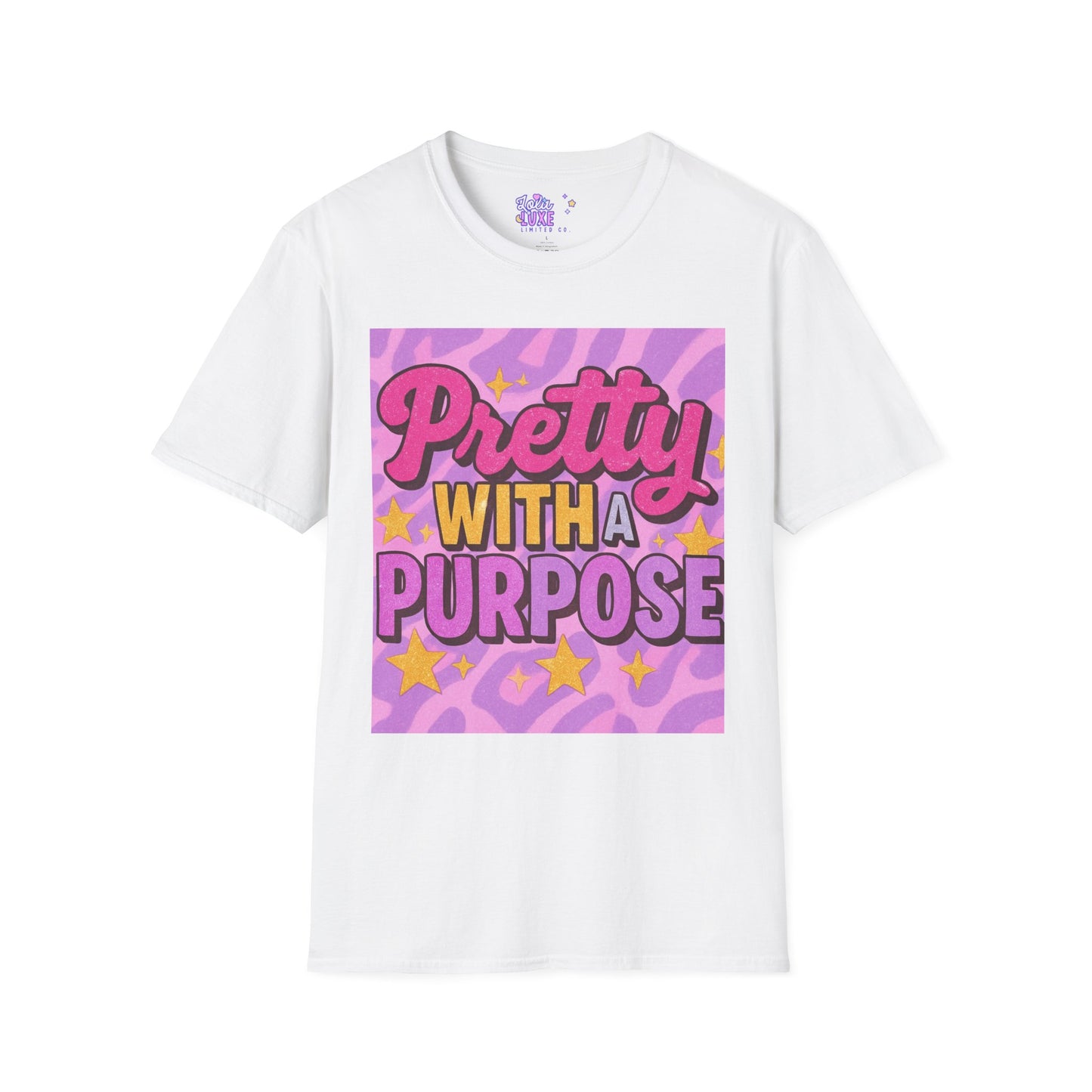 Softstyle T-Shirt - Pretty With a Purpose Glam Tee