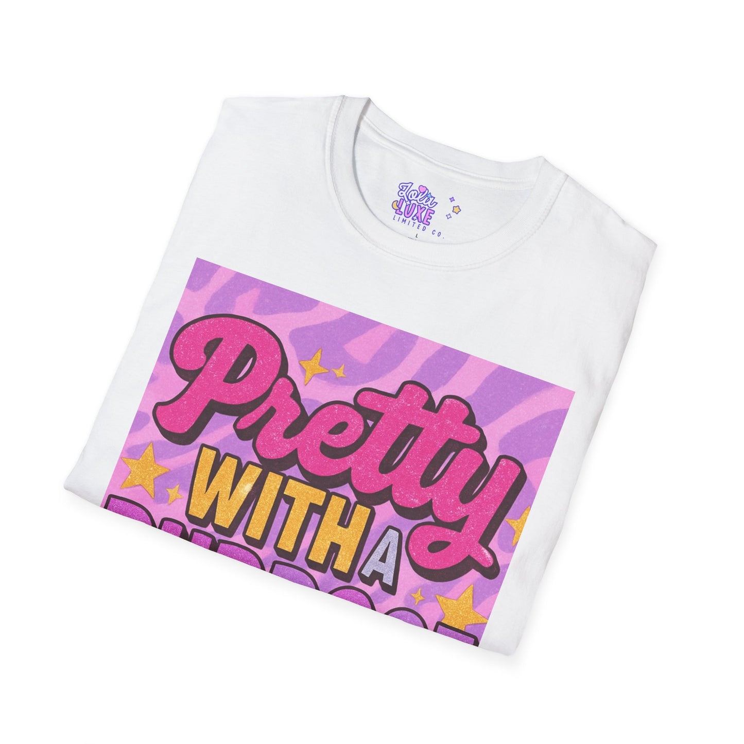 Softstyle T-Shirt - Pretty With a Purpose Glam Tee