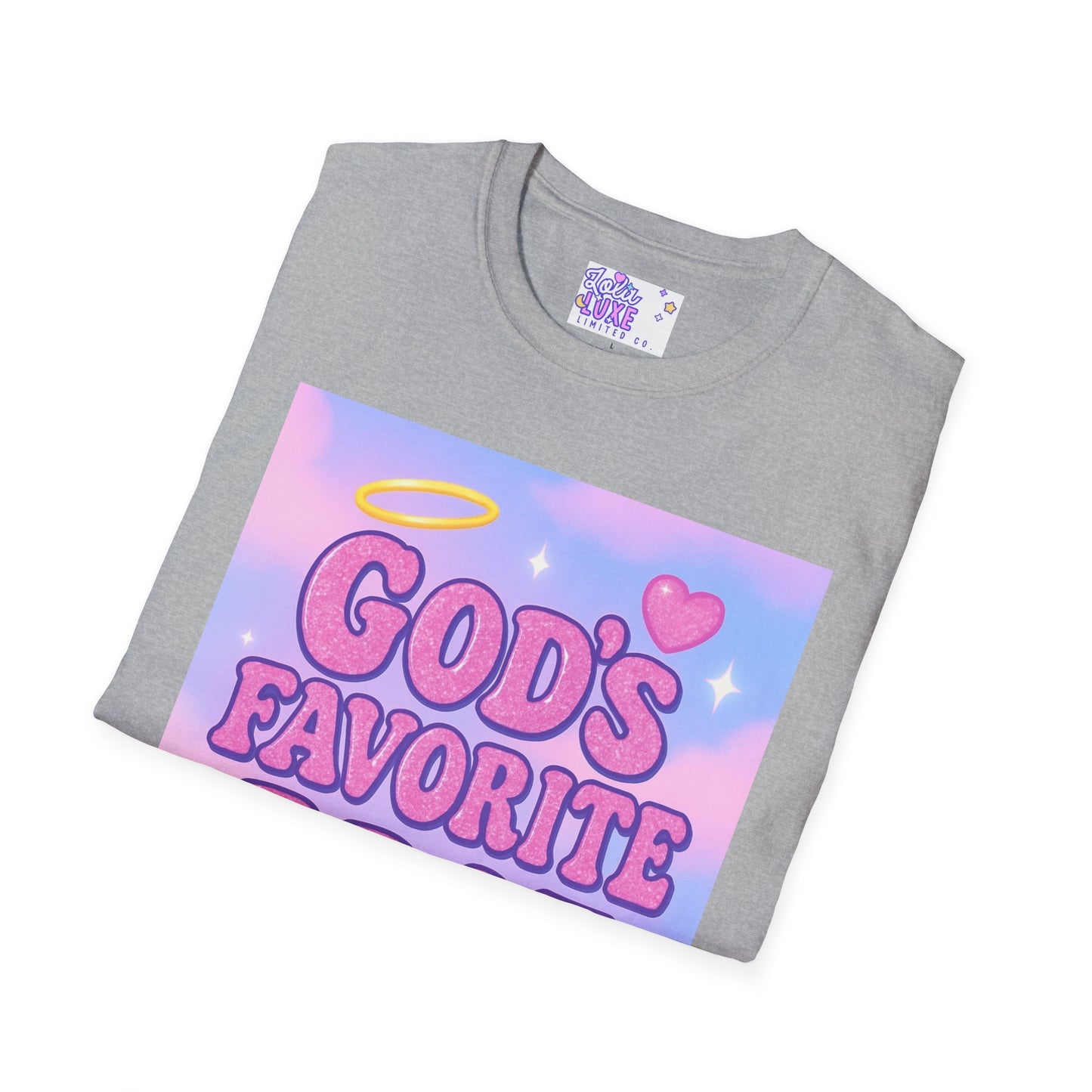 God's Favorite Brat T-Shirt | Unisex Softstyle Glam Tee