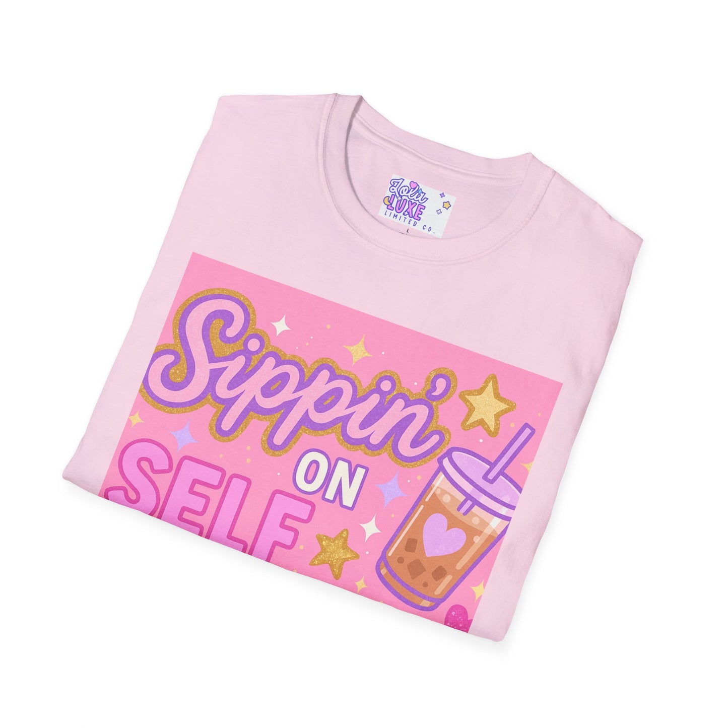 Self Worth Unisex Softstyle T-Shirt - Positive Affirmation Glam Tee