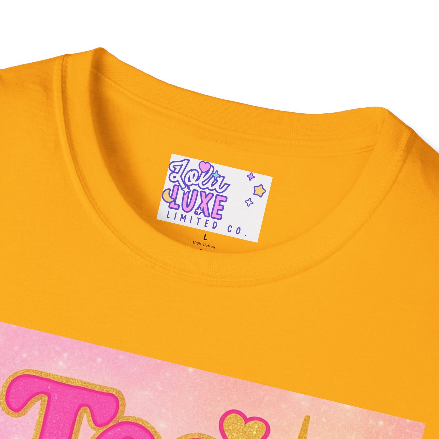 Too Cute to Be Broke Unisex Softstyle Glam Tee - Fun Casual Tee for Trendy Fashion Lovers