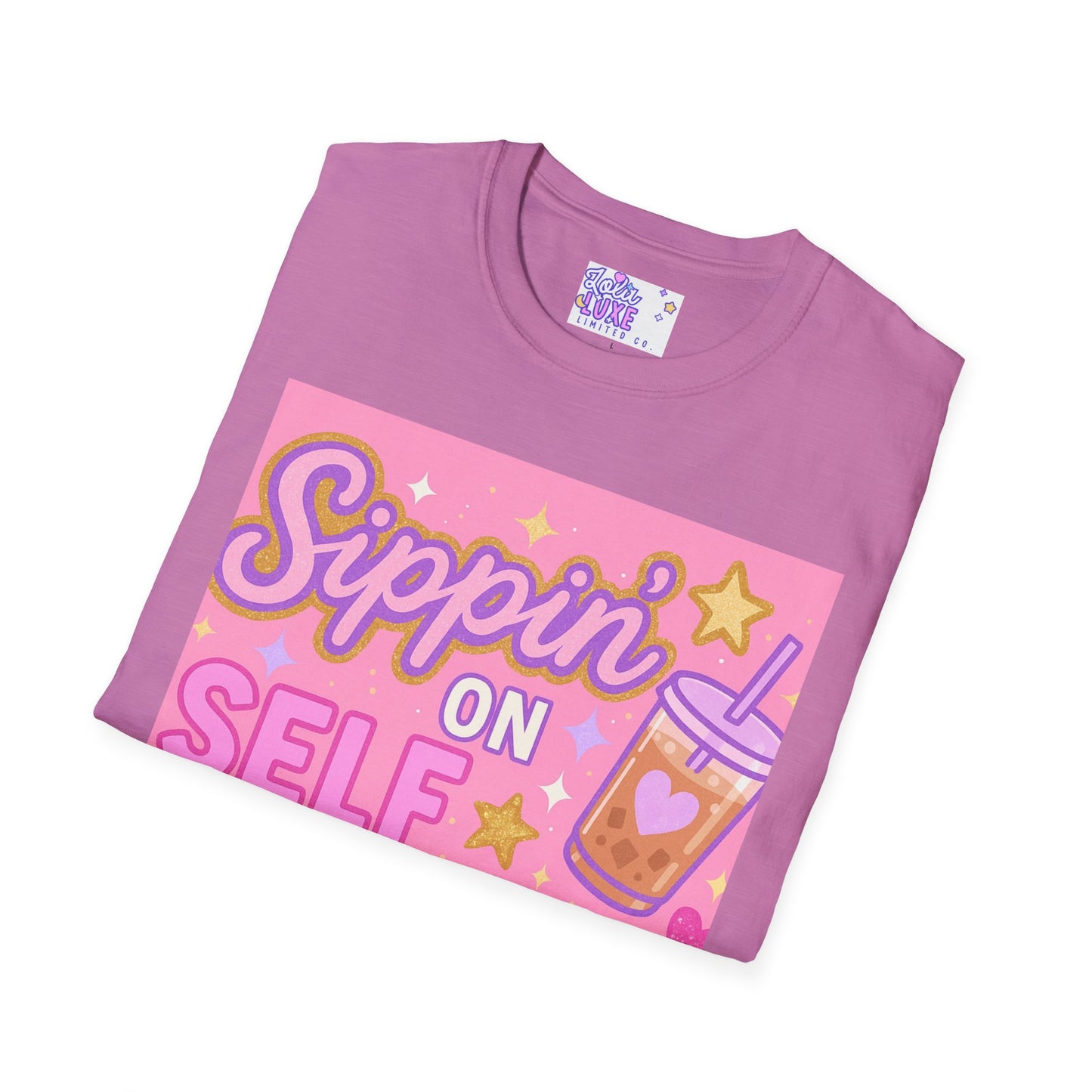Self Worth Unisex Softstyle T-Shirt - Positive Affirmation Glam Tee