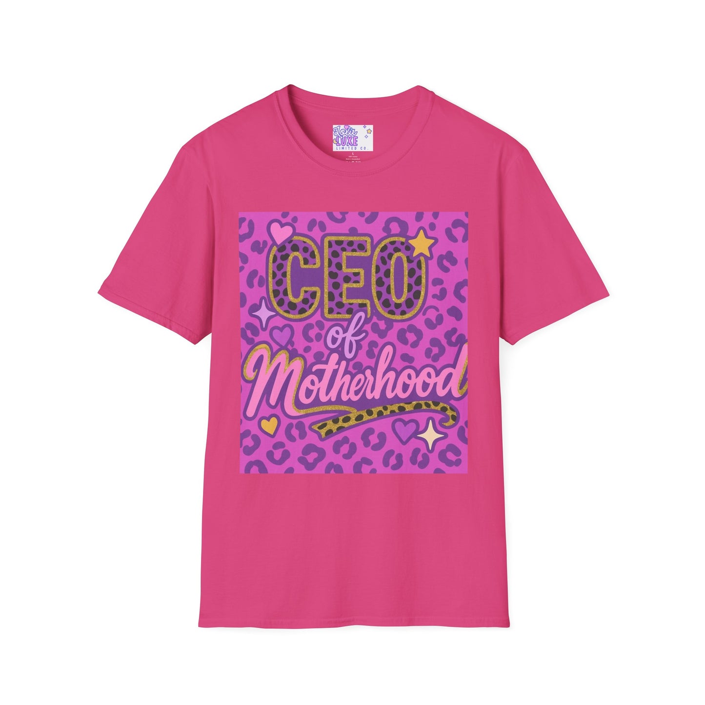 CEO of Motherhood Unisex T-Shirt - Fun & Stylish Mom Apparel Glam Tee