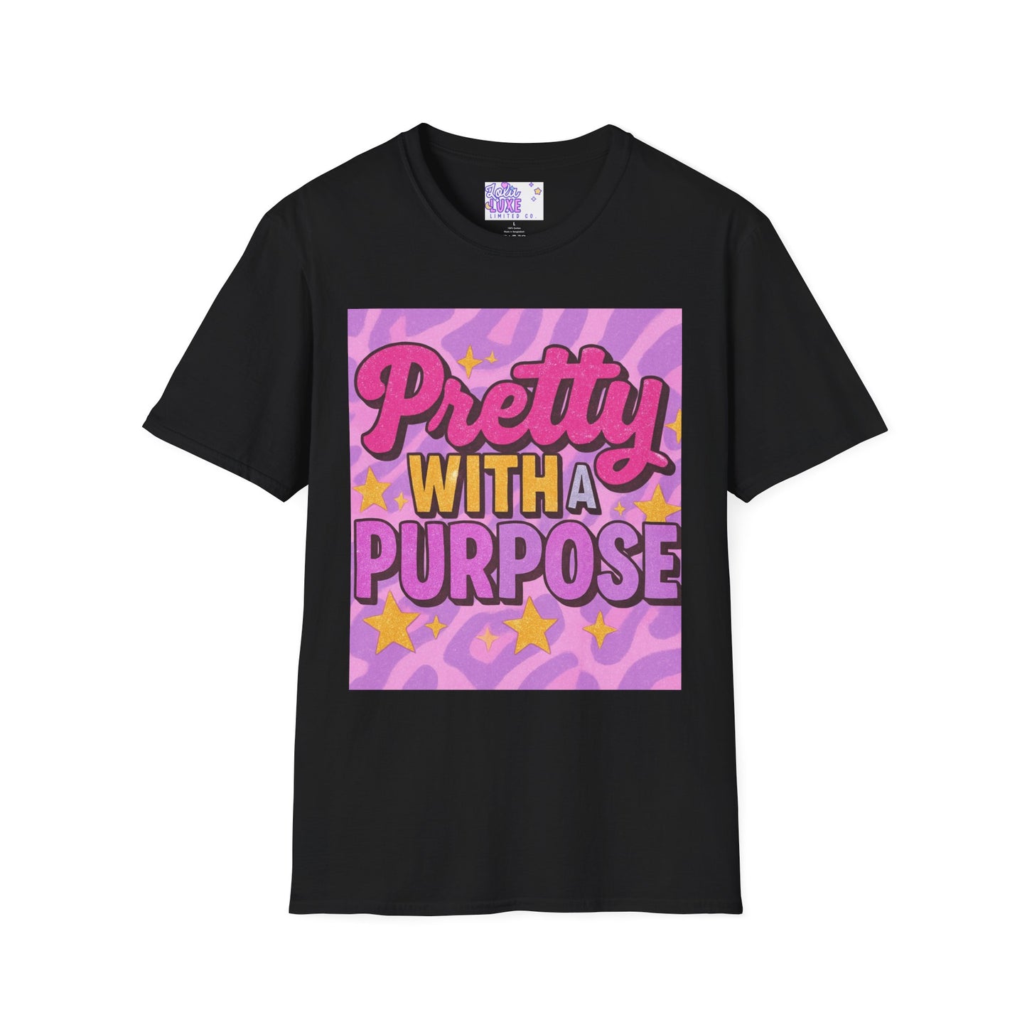 Softstyle T-Shirt - Pretty With a Purpose Glam Tee