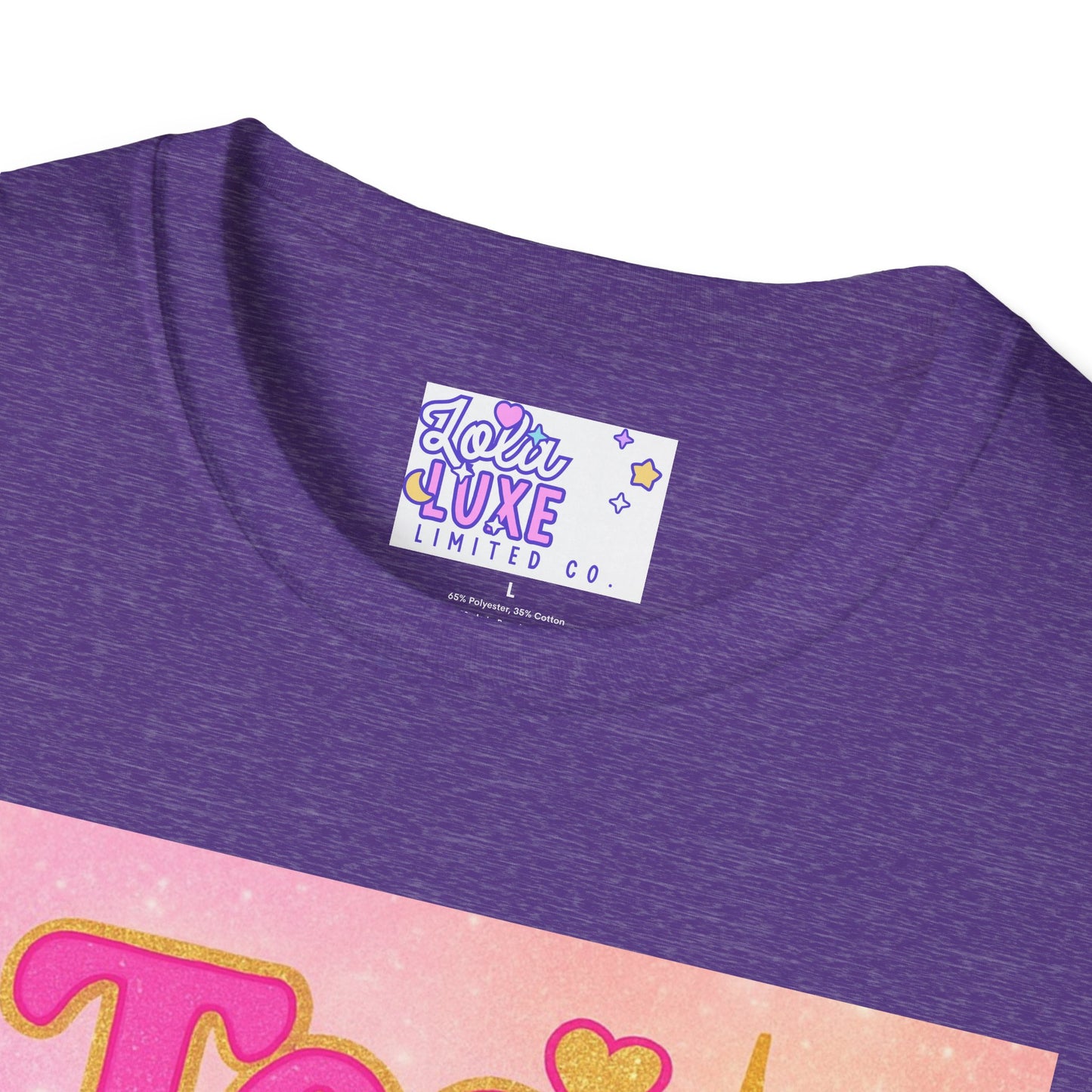 Too Cute to Be Broke Unisex Softstyle Glam Tee - Fun Casual Tee for Trendy Fashion Lovers