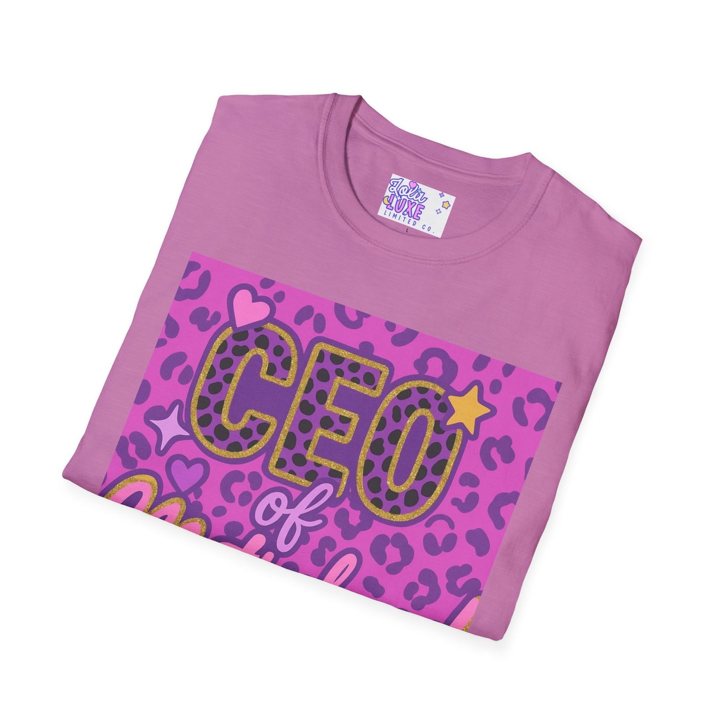 CEO of Motherhood Unisex T-Shirt - Fun & Stylish Mom Apparel Glam Tee