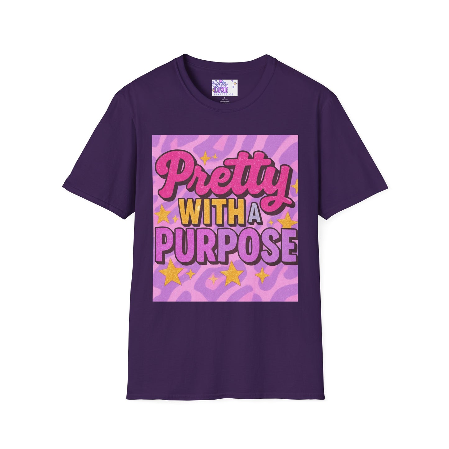 Softstyle T-Shirt - Pretty With a Purpose Glam Tee