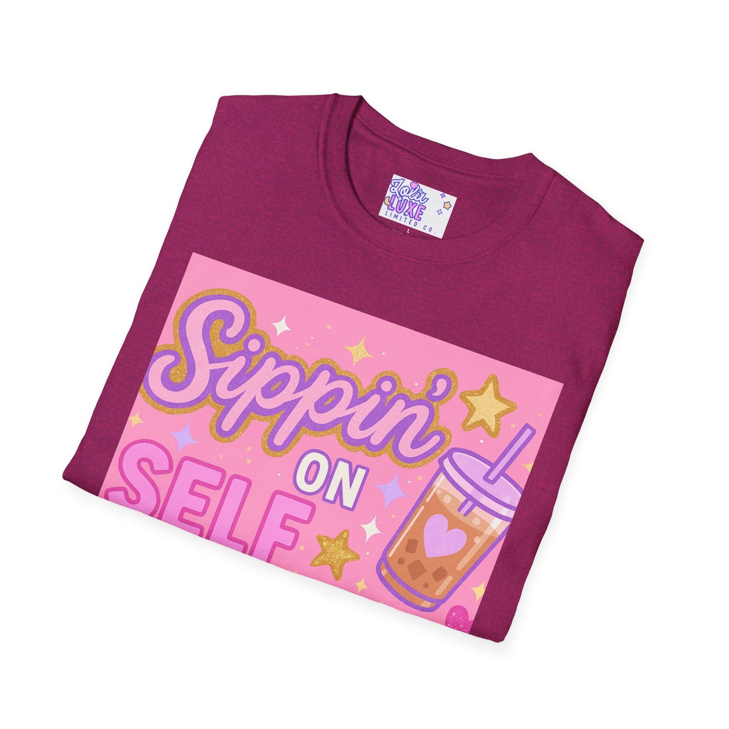 Self Worth Unisex Softstyle T-Shirt - Positive Affirmation Glam Tee