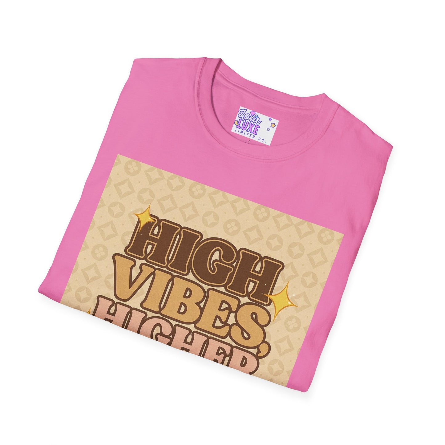 High Vibes Higher Credit Unisex Softstyle T-Shirt