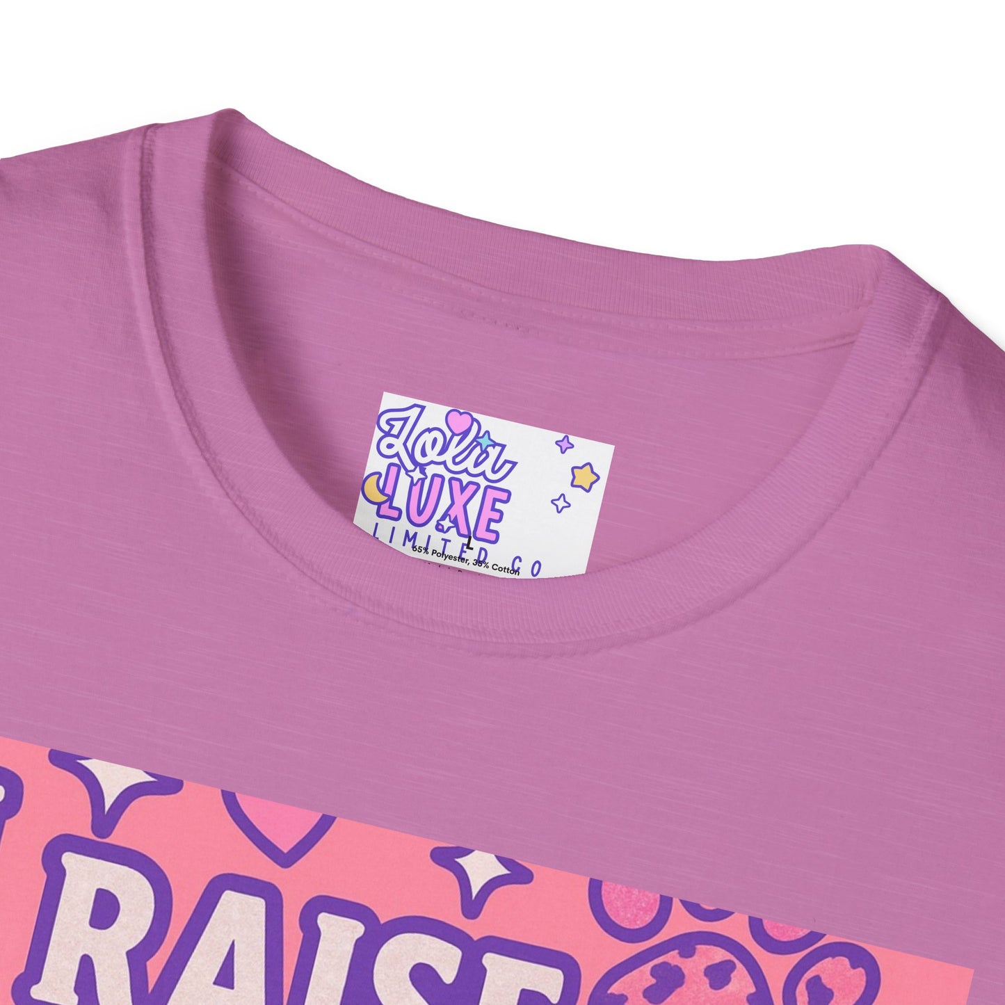 I Raise Dogs and Standards T-Shirt | Unisex Softstyle Glam Tee for Dog Lovers