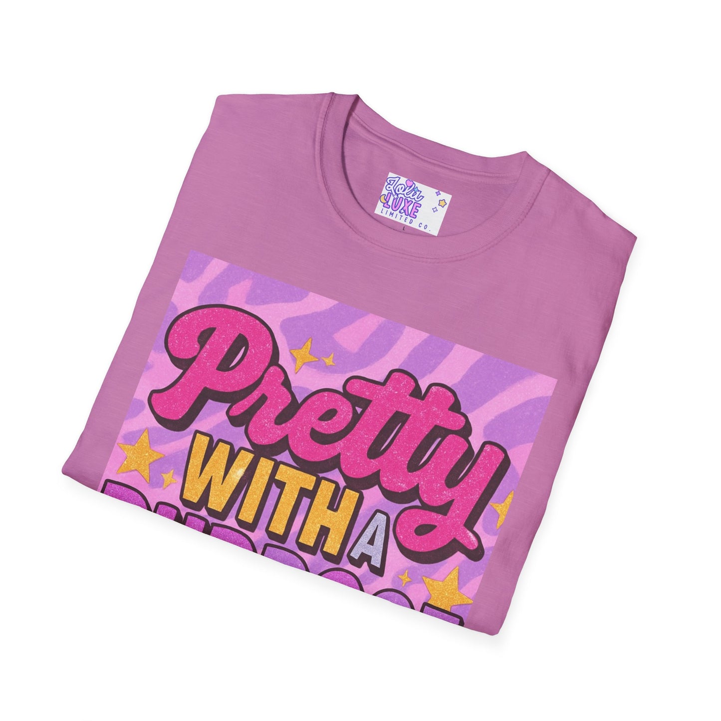 Softstyle T-Shirt - Pretty With a Purpose Glam Tee