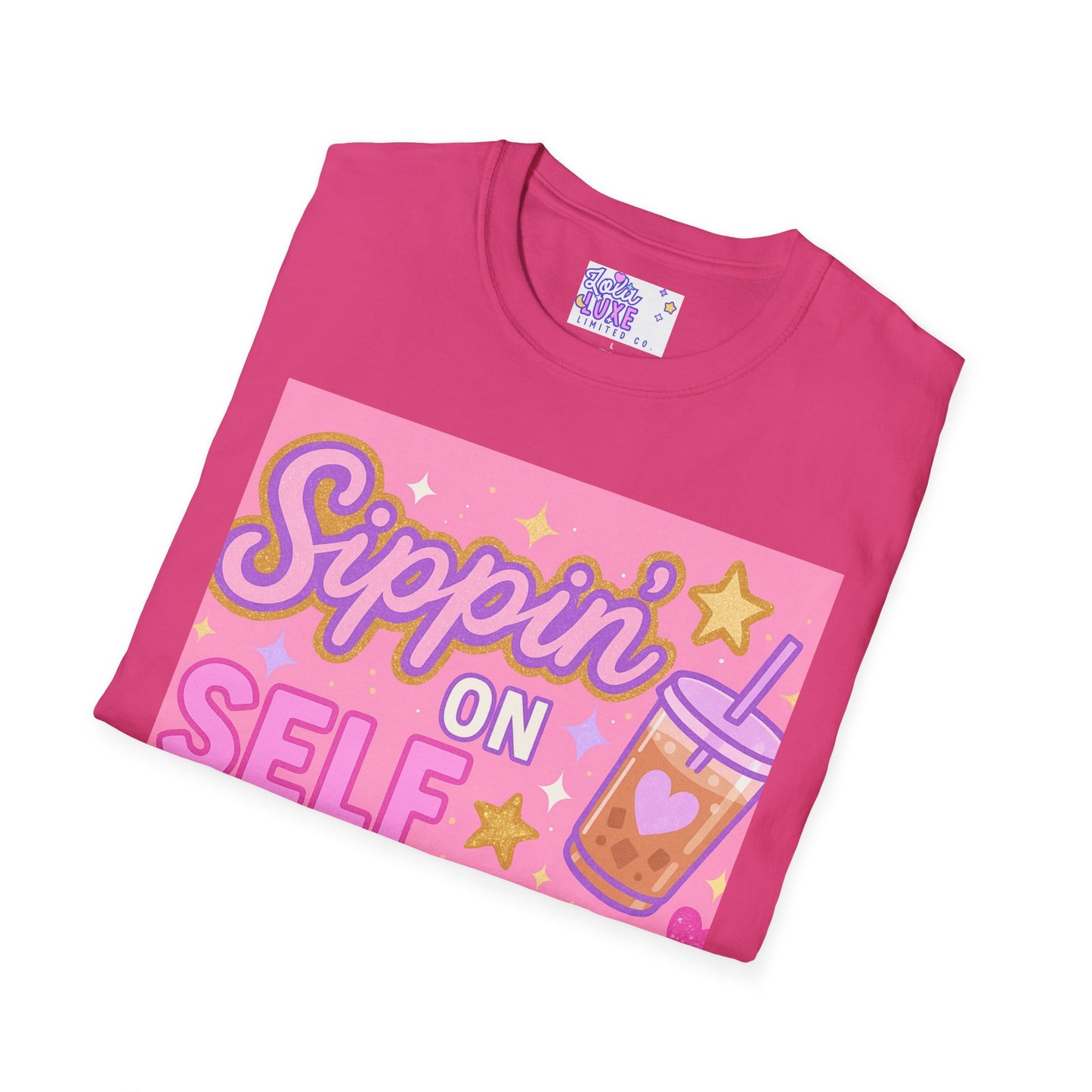 Self Worth Unisex Softstyle T-Shirt - Positive Affirmation Glam Tee