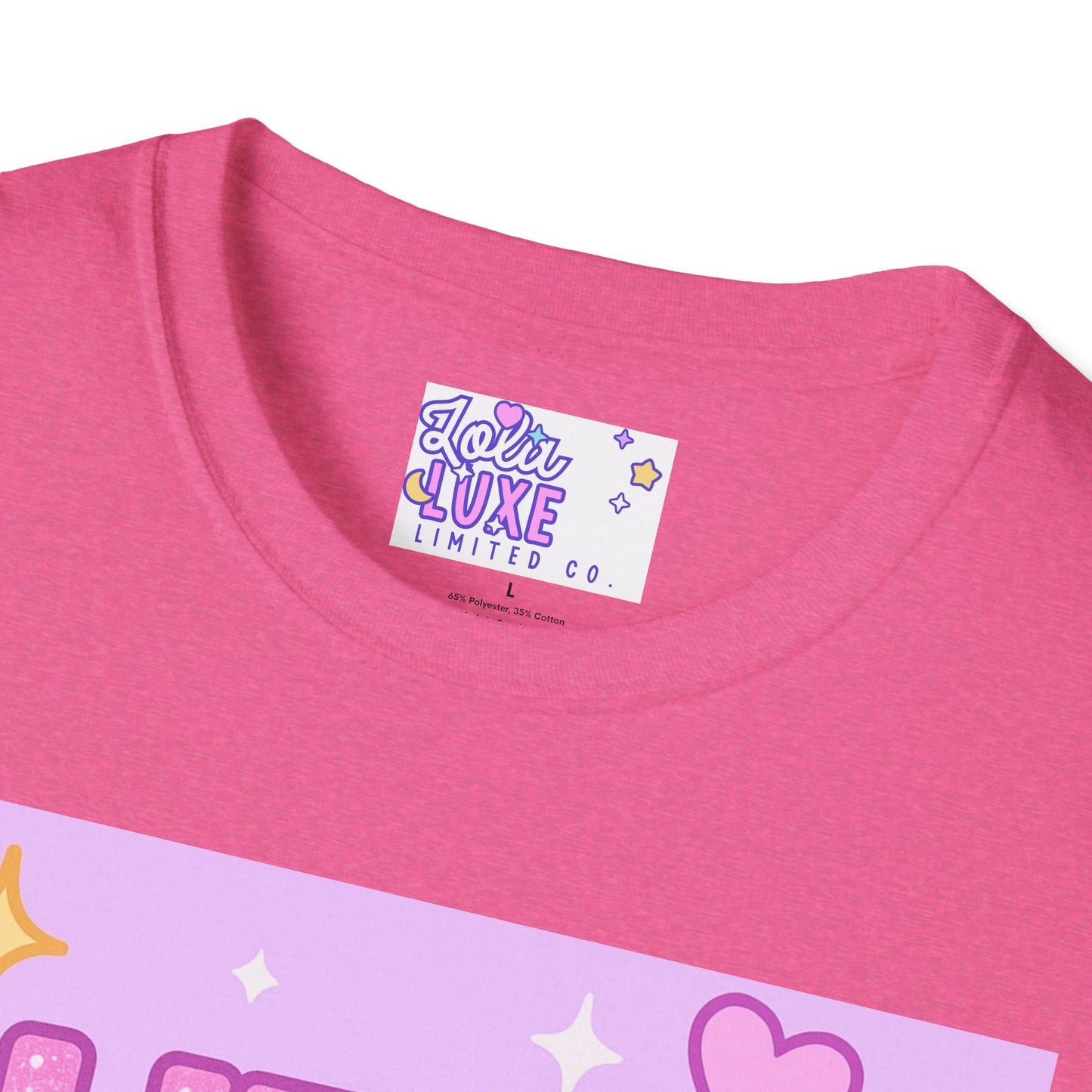 Glitter Is My Love Language Unisex Softstyle Glam Tee