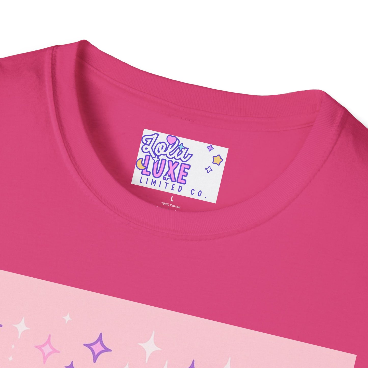 Currently Manifesting Unisex Softstyle Glam Tee - Positive Vibes for Dreamers & Creatives