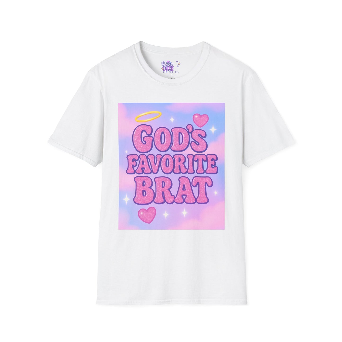 God's Favorite Brat T-Shirt | Unisex Softstyle Glam Tee