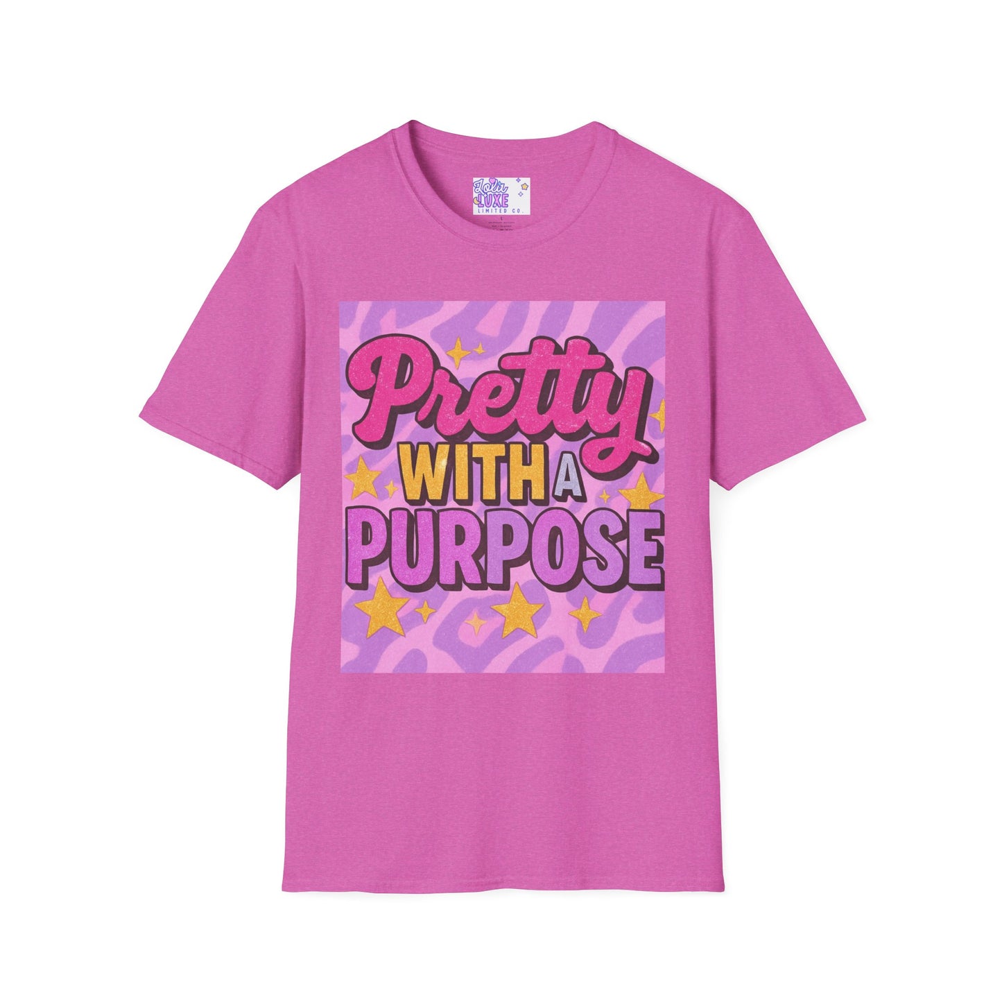 Softstyle T-Shirt - Pretty With a Purpose Glam Tee