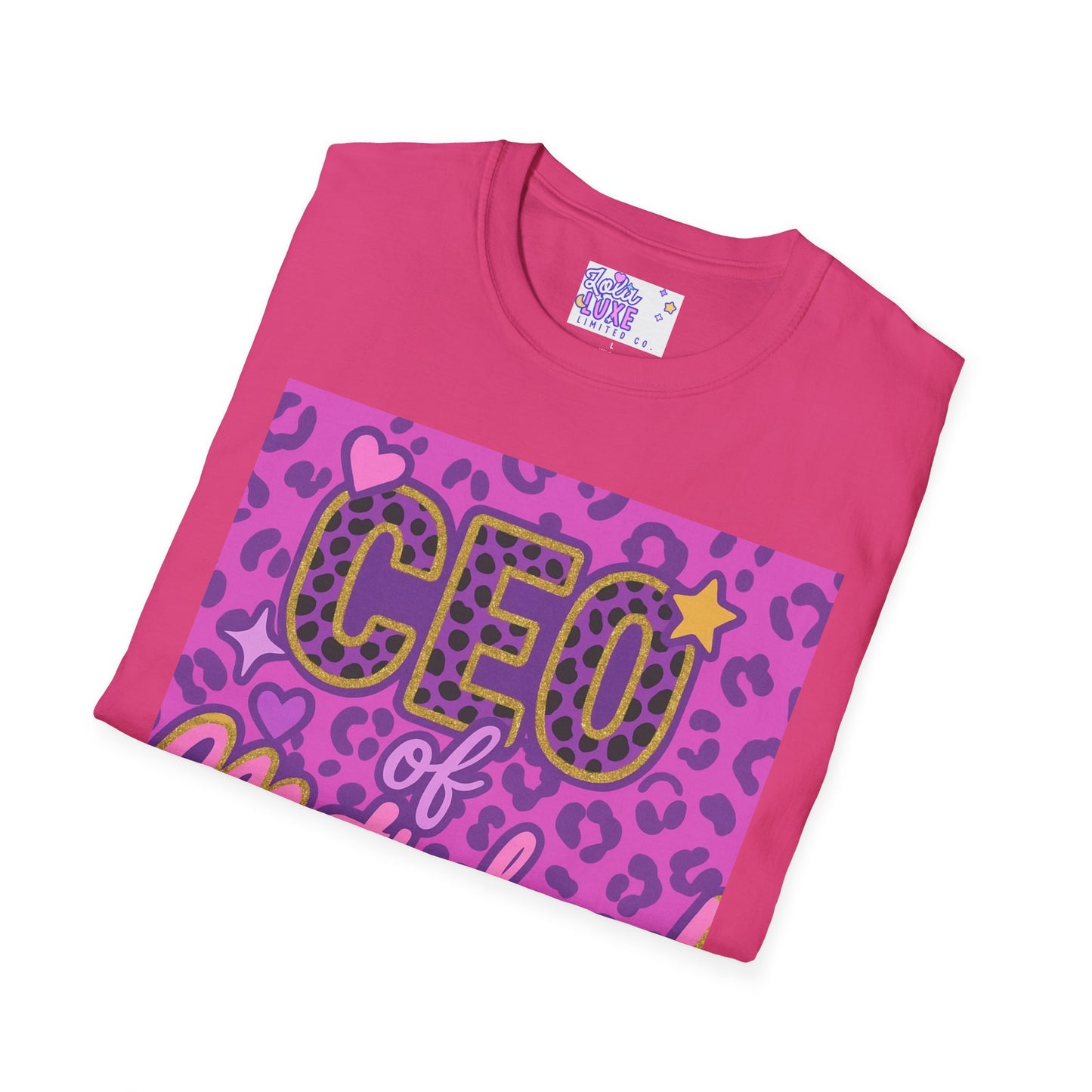 CEO of Motherhood Unisex T-Shirt - Fun & Stylish Mom Apparel Glam Tee