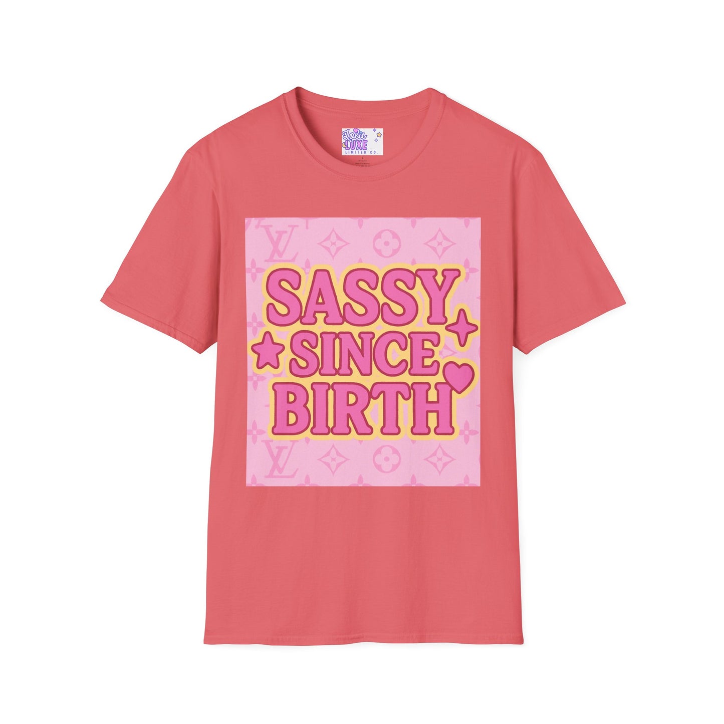 Sassy Since Birth Unisex Softstyle Glam Tee