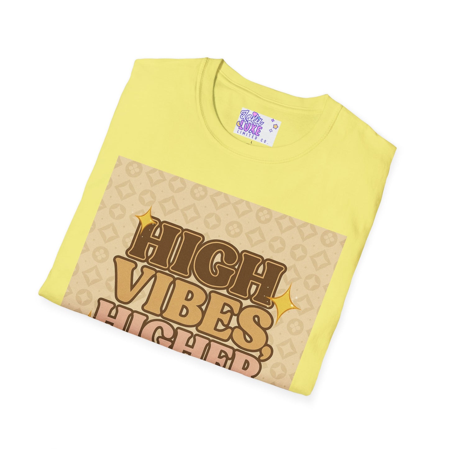 High Vibes Higher Credit Unisex Softstyle T-Shirt