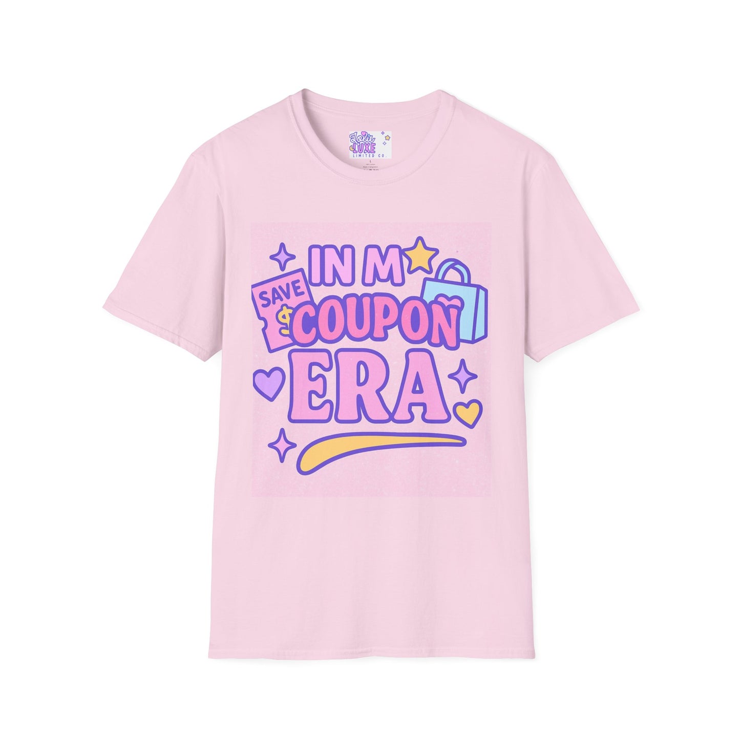 Funny Coupon Era Unisex Softstyle Glam Tee