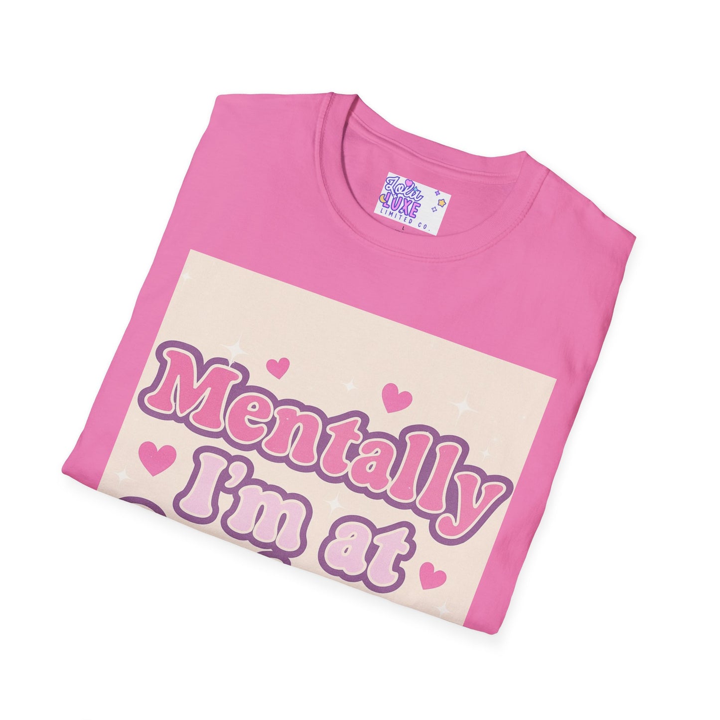 'Mentally I'm at Sephora' Unisex Softstyle T-Shirt - Glam Tee Perfect for Beauty Lovers