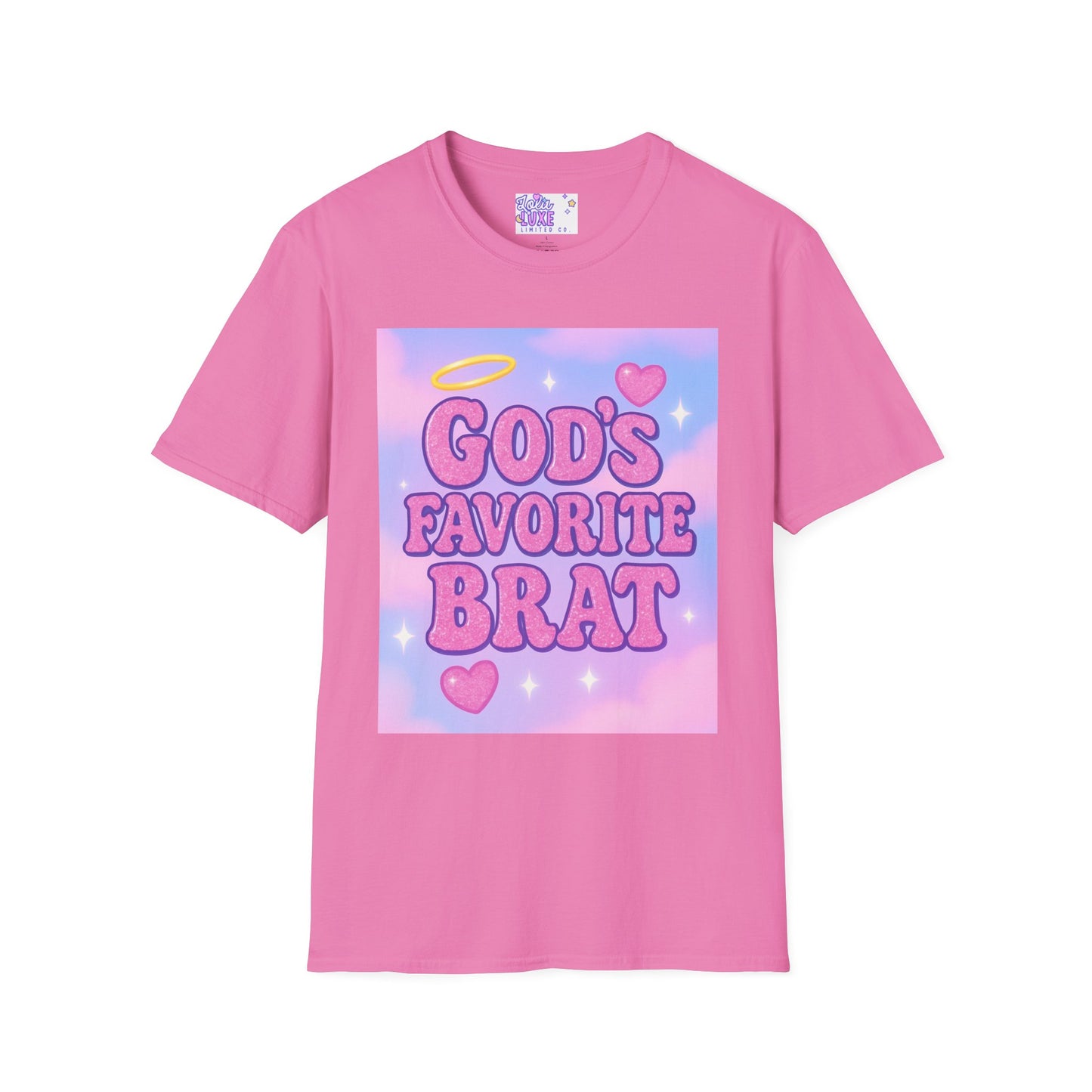 God's Favorite Brat T-Shirt | Unisex Softstyle Glam Tee
