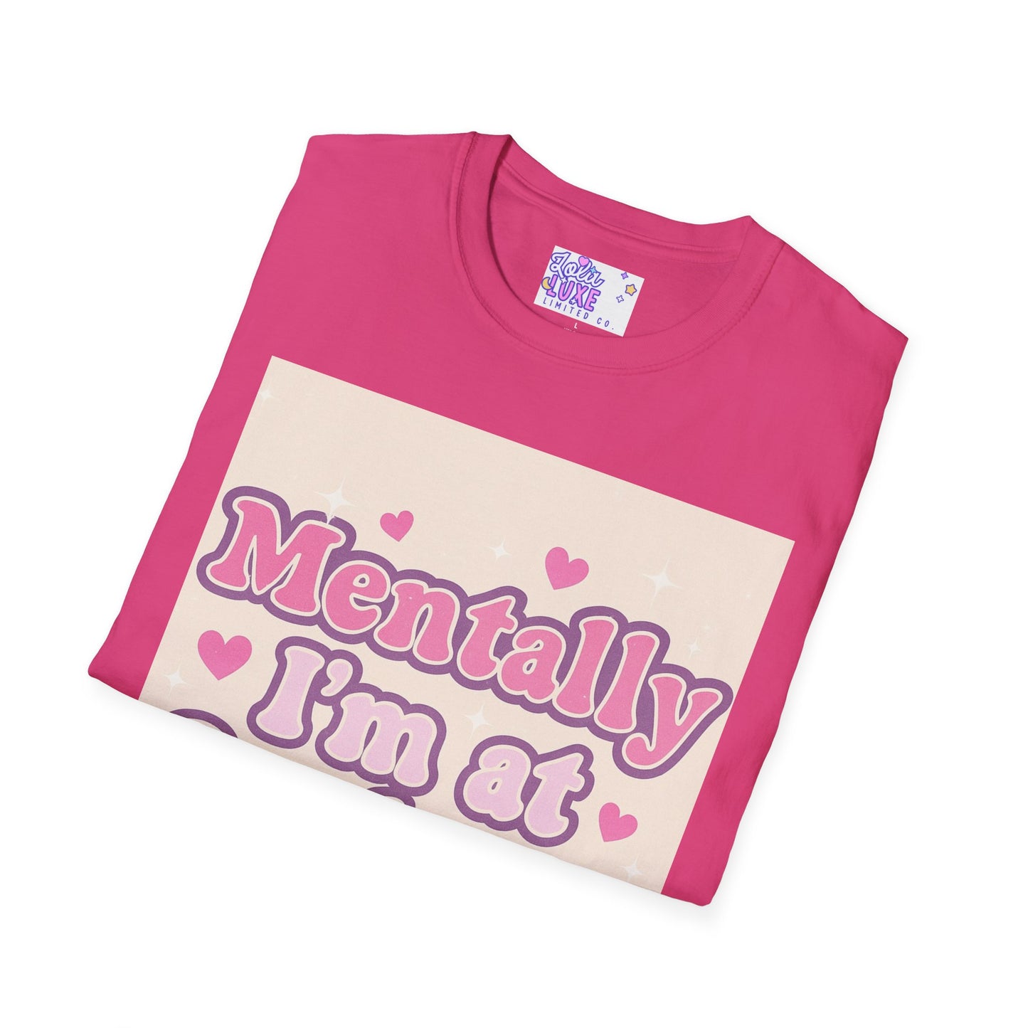 'Mentally I'm at Sephora' Unisex Softstyle T-Shirt - Glam Tee Perfect for Beauty Lovers