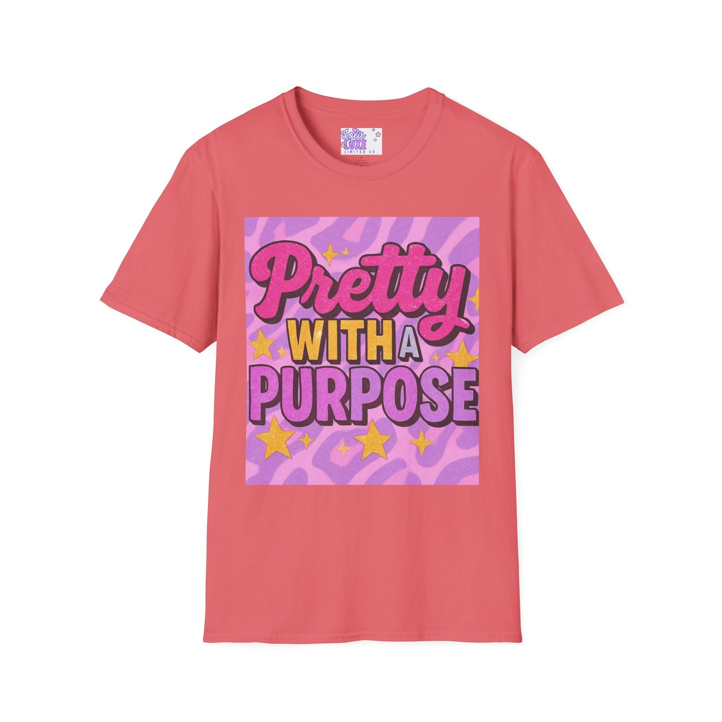 Softstyle T-Shirt - Pretty With a Purpose Glam Tee
