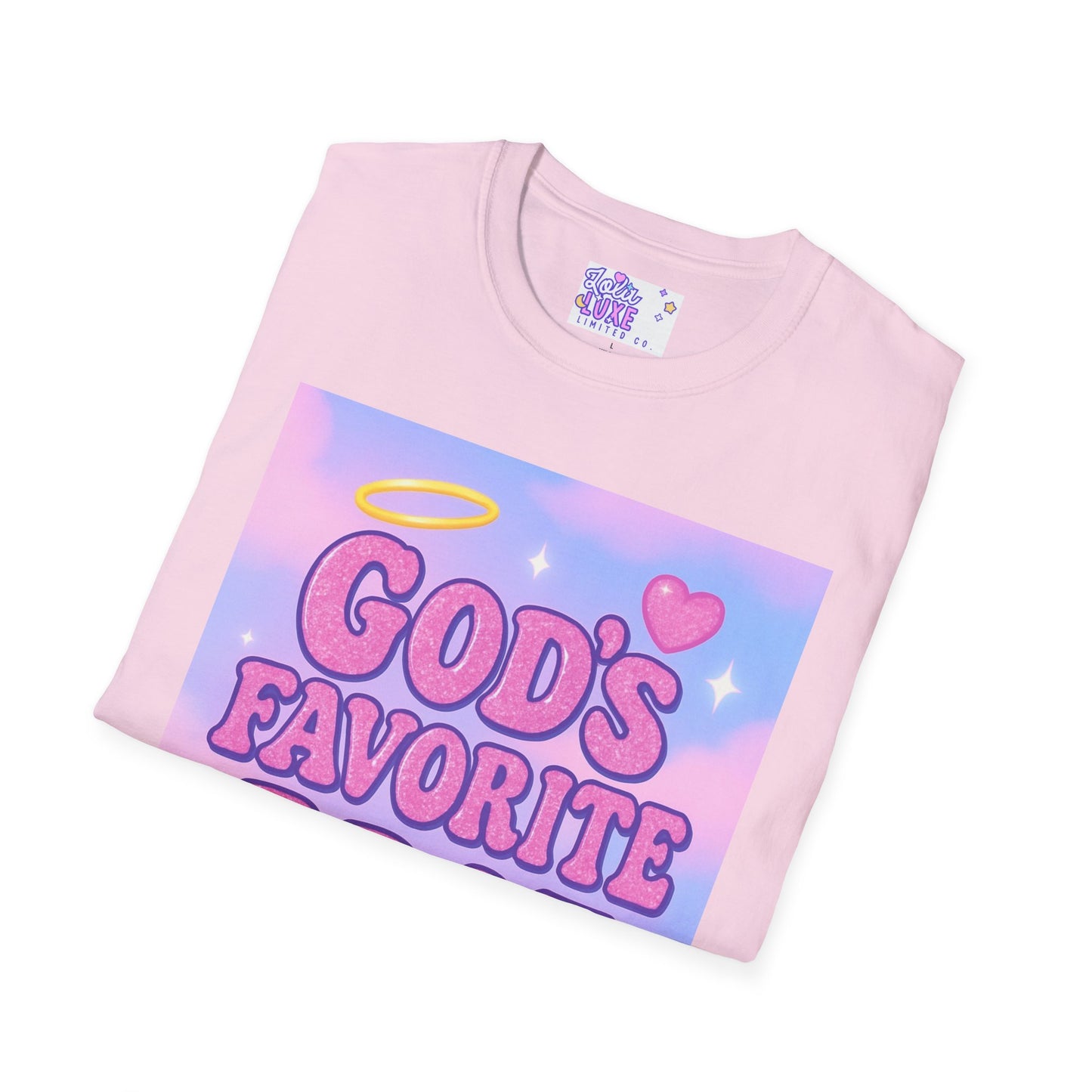 God's Favorite Brat T-Shirt | Unisex Softstyle Glam Tee