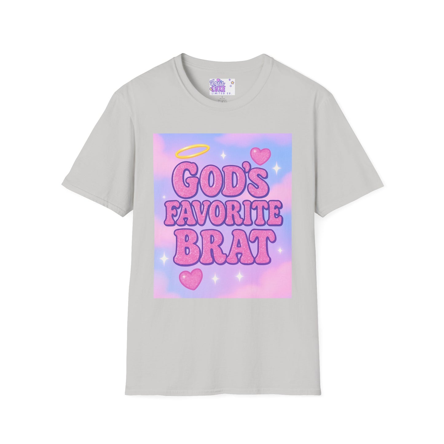 God's Favorite Brat T-Shirt | Unisex Softstyle Glam Tee