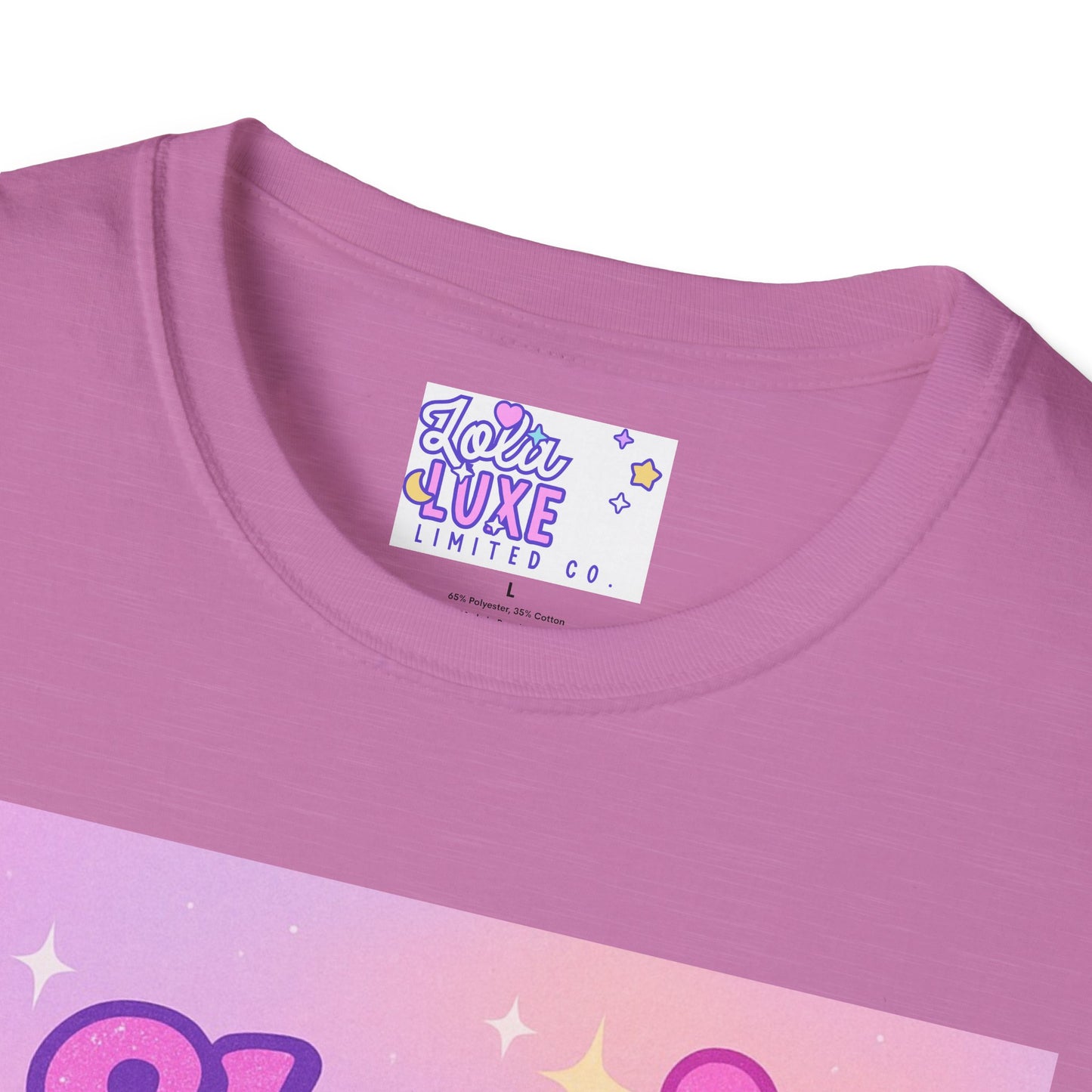 She's Booked, Blessed & Unbothered Glam Tee - Unisex Softstyle Tee for Positive Vibes