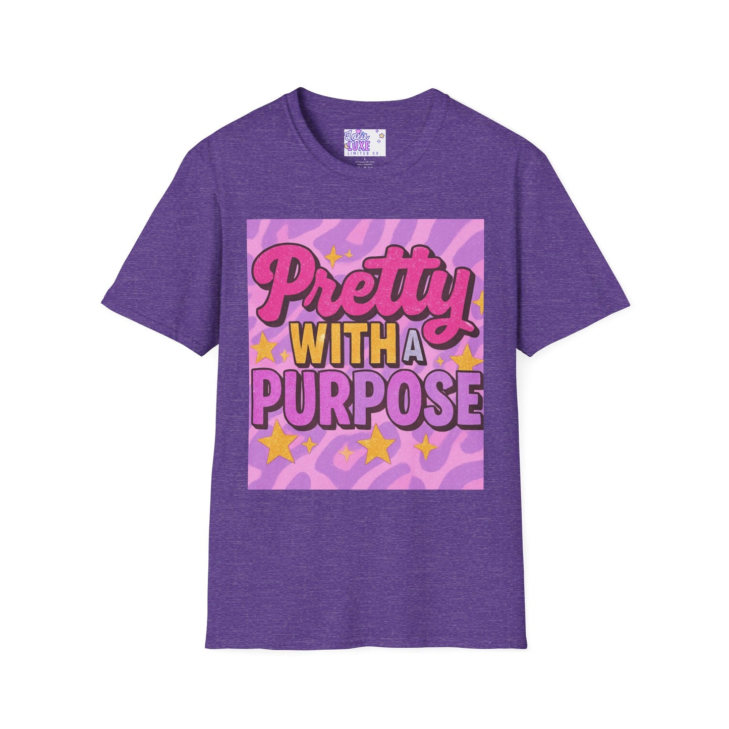 Softstyle T-Shirt - Pretty With a Purpose Glam Tee
