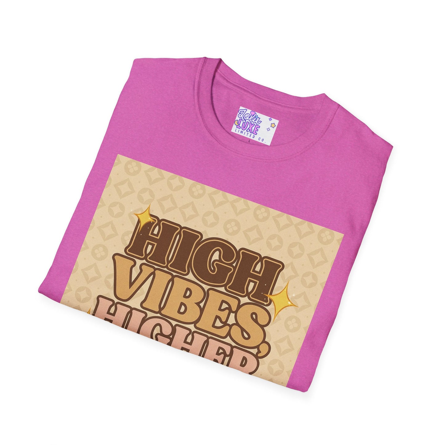 High Vibes Higher Credit Unisex Softstyle T-Shirt
