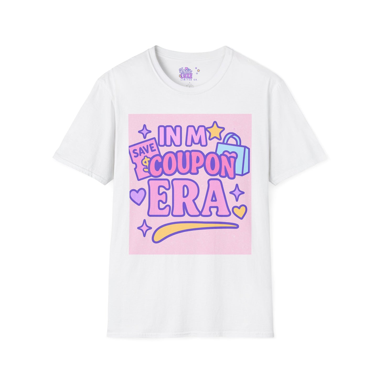 Funny Coupon Era Unisex Softstyle Glam Tee