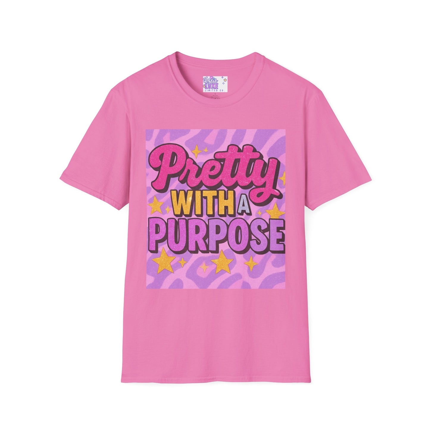 Softstyle T-Shirt - Pretty With a Purpose Glam Tee