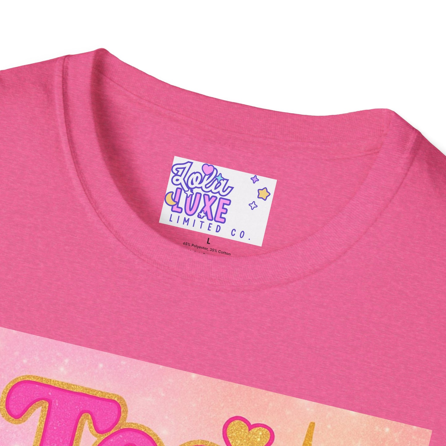 Too Cute to Be Broke Unisex Softstyle Glam Tee - Fun Casual Tee for Trendy Fashion Lovers