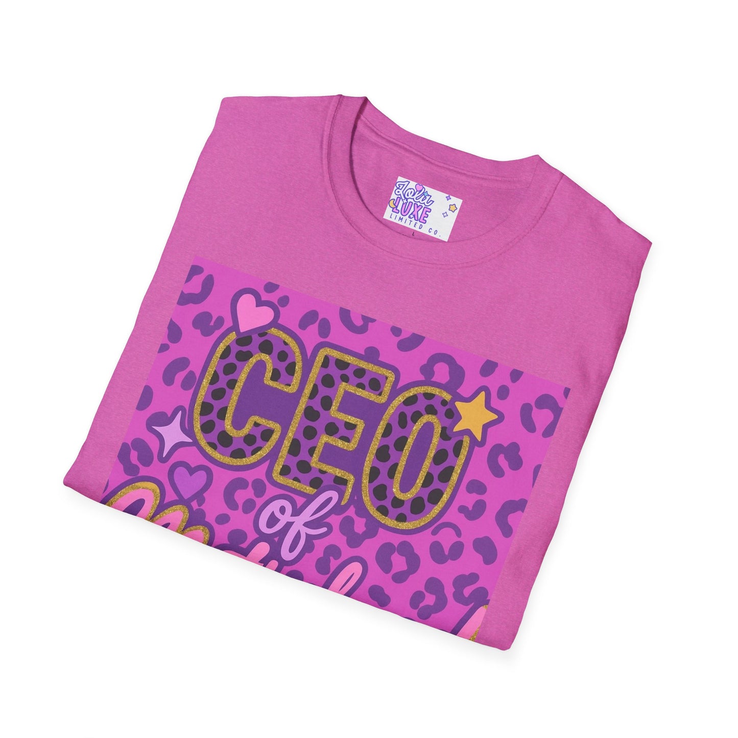 CEO of Motherhood Unisex T-Shirt - Fun & Stylish Mom Apparel Glam Tee