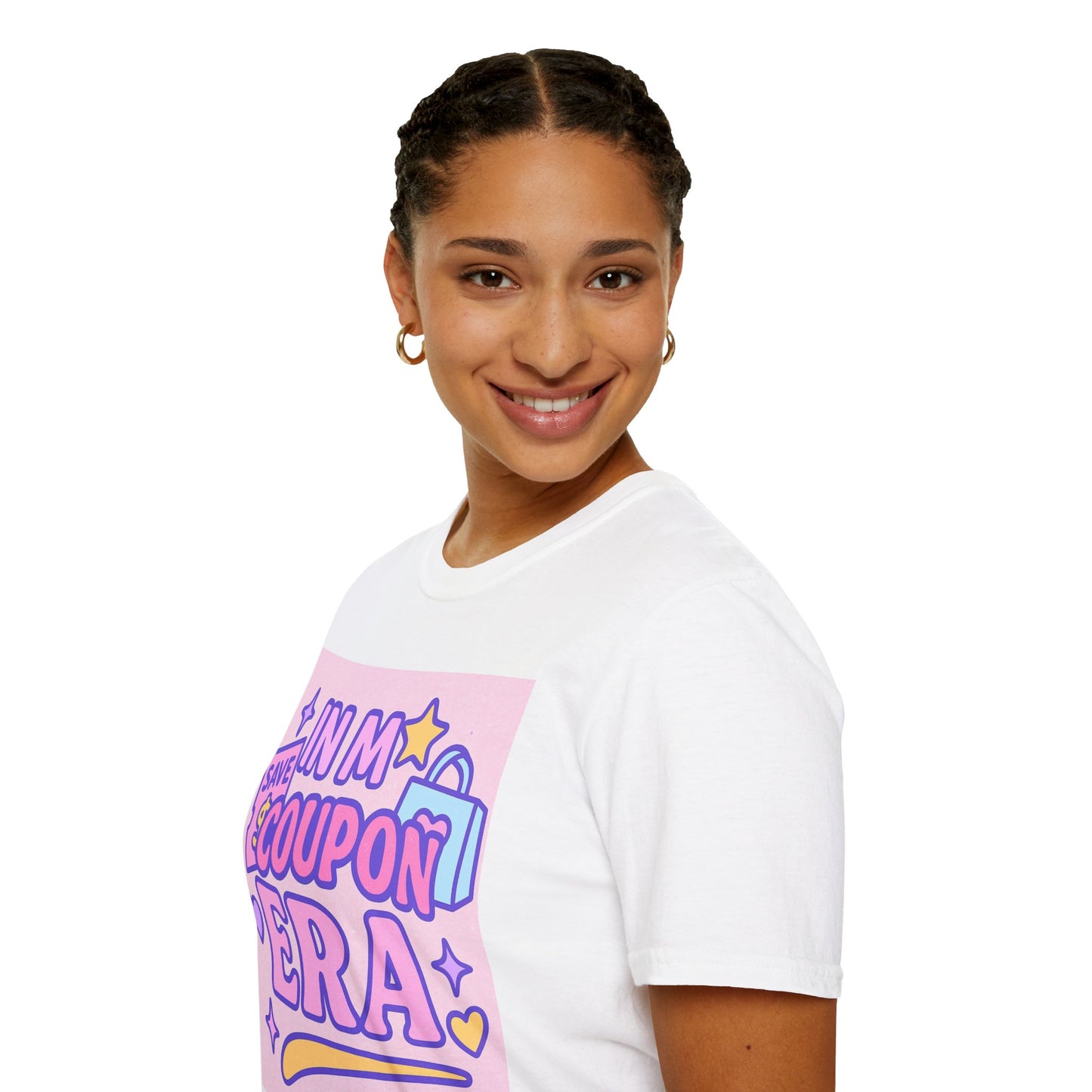 Funny Coupon Era Unisex Softstyle Glam Tee