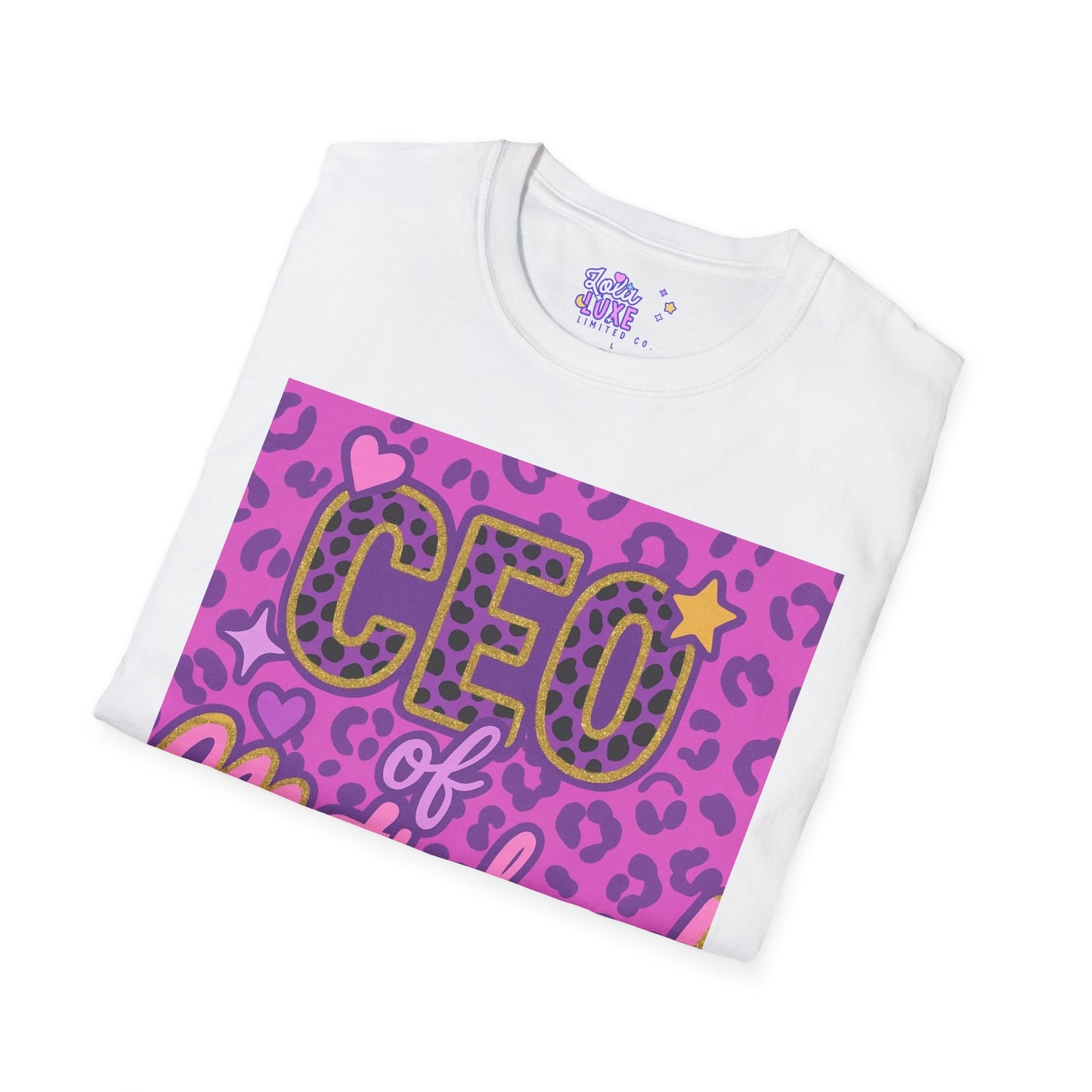CEO of Motherhood Unisex T-Shirt - Fun & Stylish Mom Apparel Glam Tee
