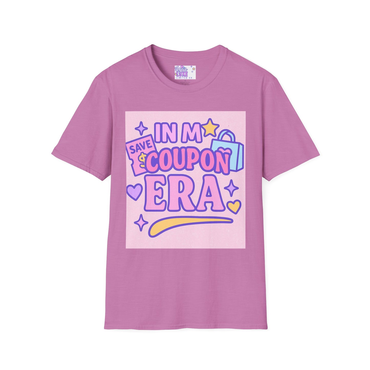 Funny Coupon Era Unisex Softstyle Glam Tee