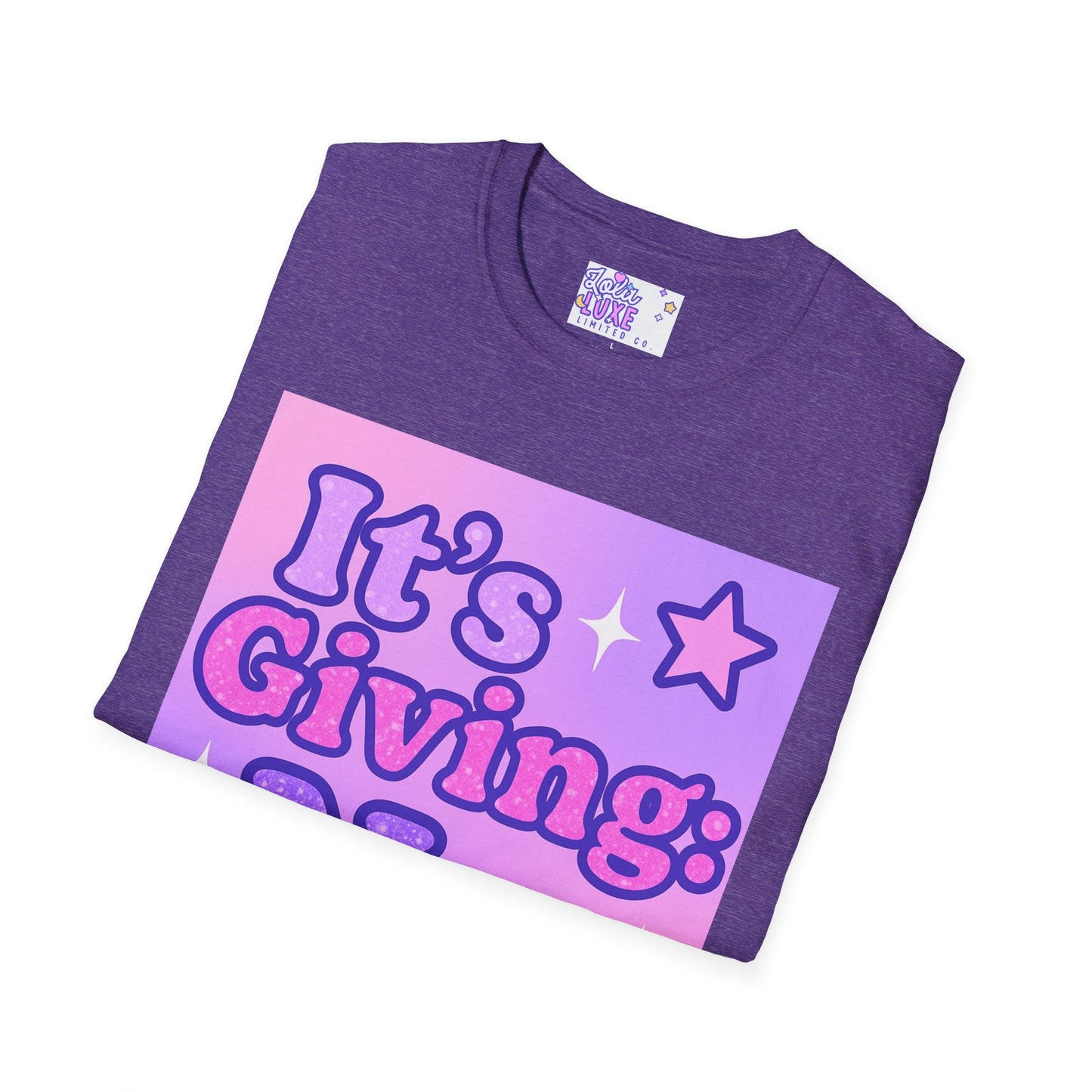 It's Giving: No. Unisex Softstyle Glam Tee - Trendy Graphic Tee for Casual Wear