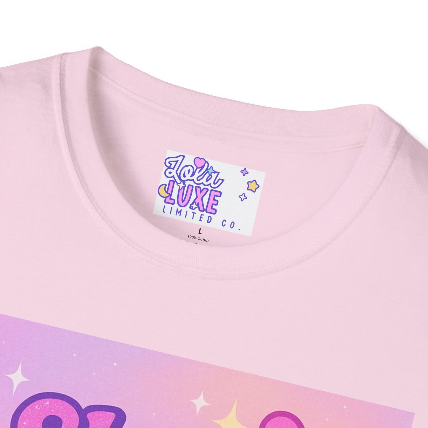 She's Booked, Blessed & Unbothered Glam Tee - Unisex Softstyle Tee for Positive Vibes